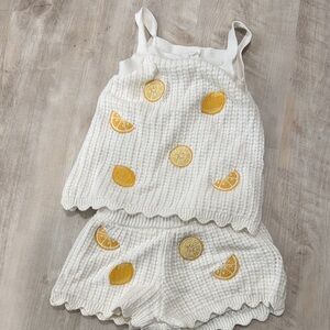 C&C California White and Yellow Kids Matching Set